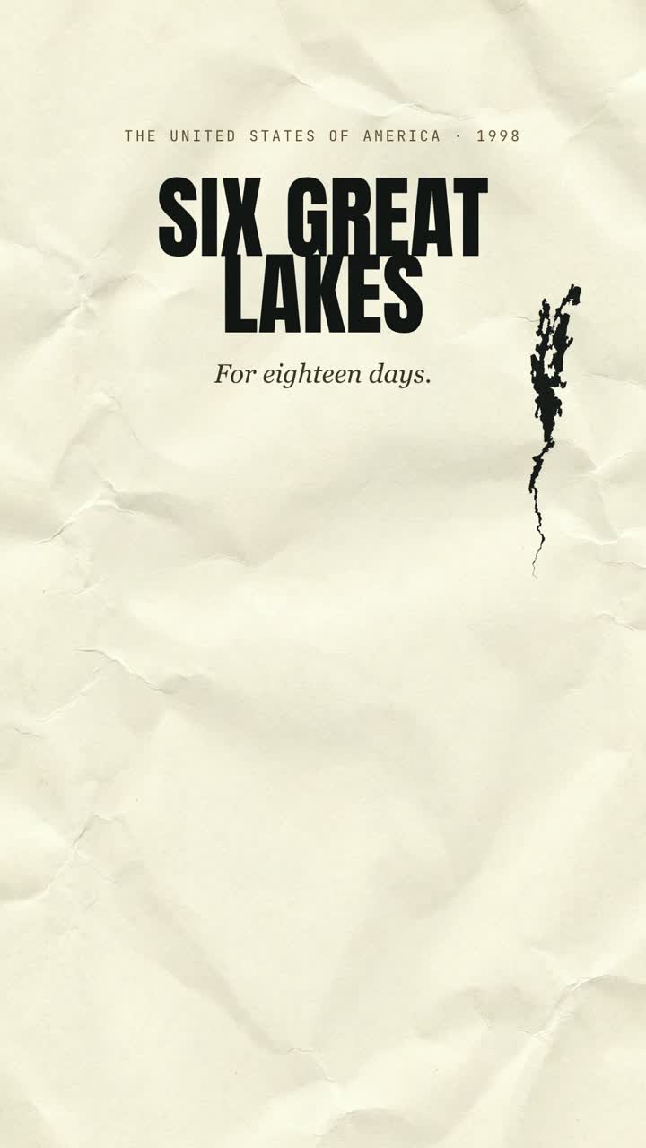 For eighteen days there were six Great Lakes — episode