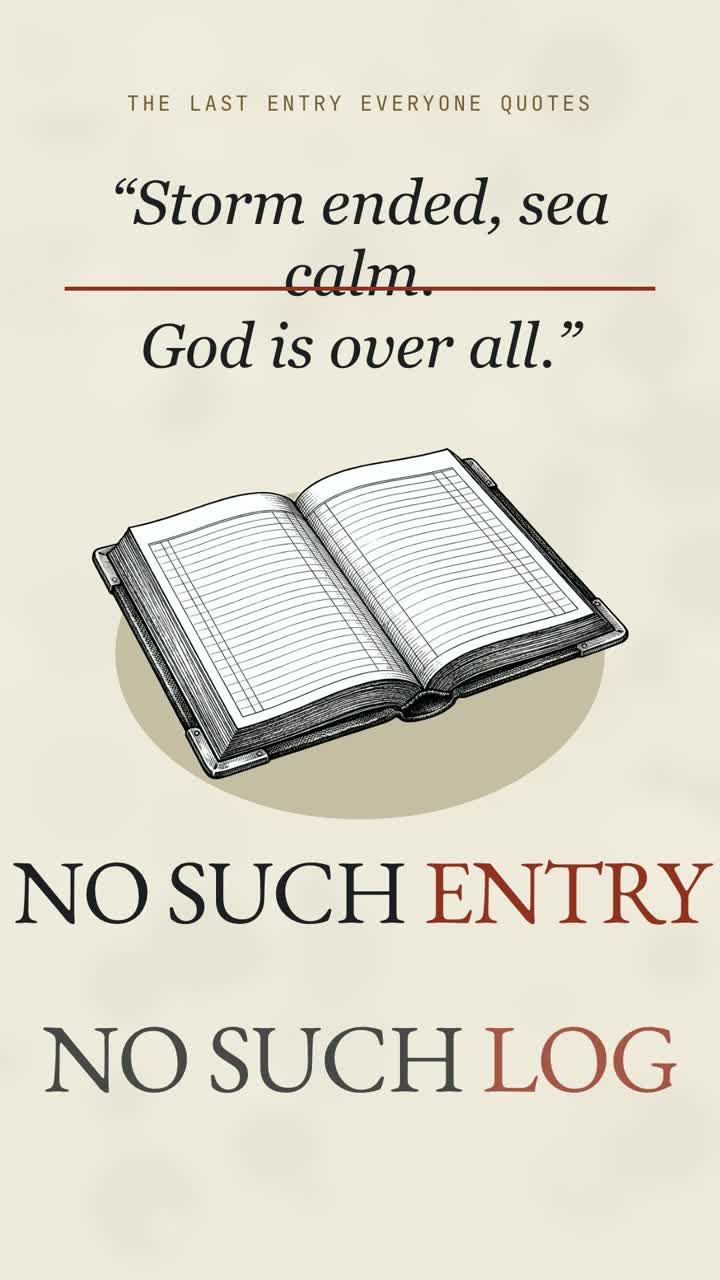 No such entry, no such log — episode